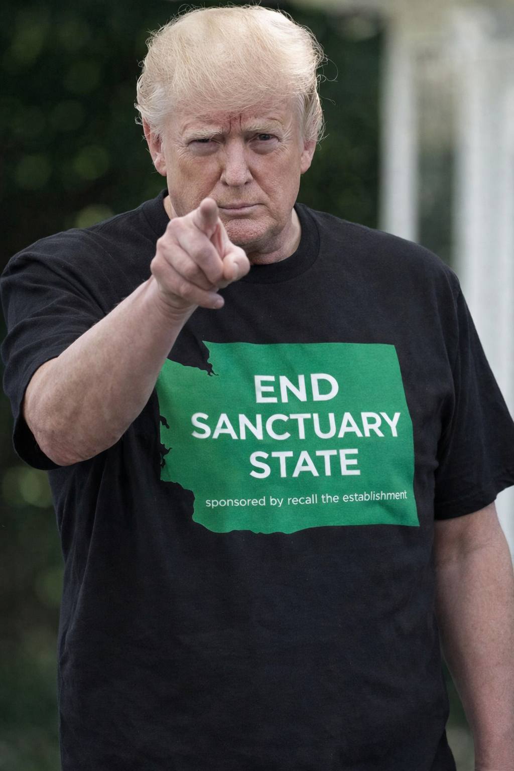 End Sanctuary State T-Shirt — Sponsored by Recall The Establishment