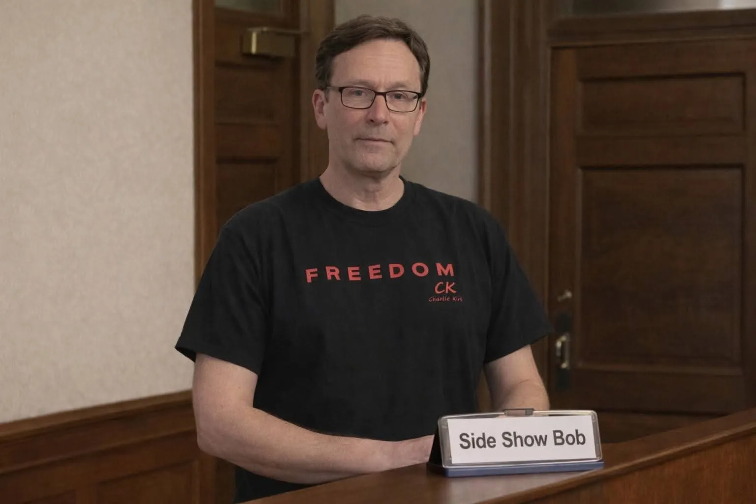 FREEDOM CK Charlie Kirk Shirt in Black