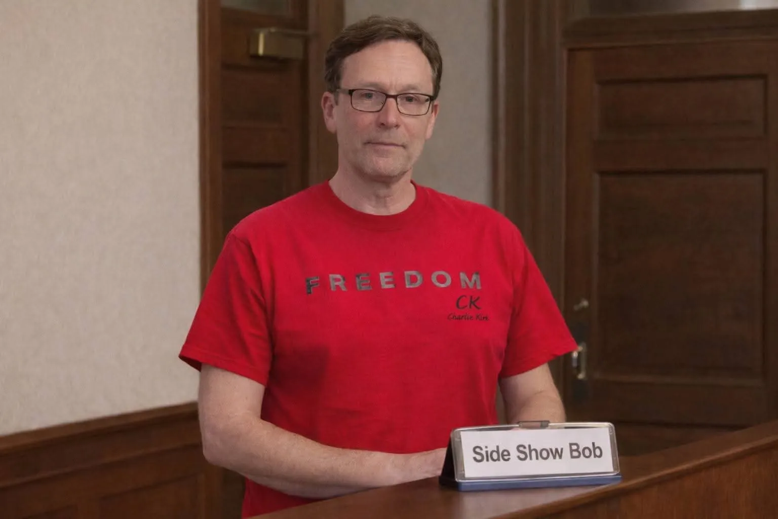 FREEDOM CK Charlie Kirk Shirt in Red